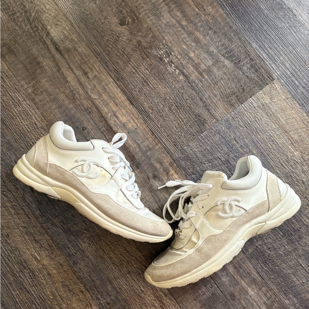 ❌SOLD❌CHANEL White Sneakers